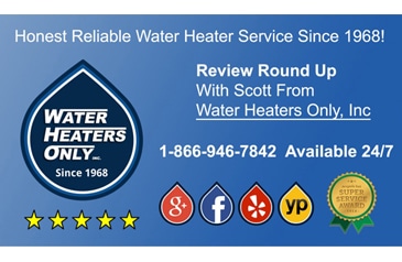 See what our customers have to say about Water Heaters Only, Inc.